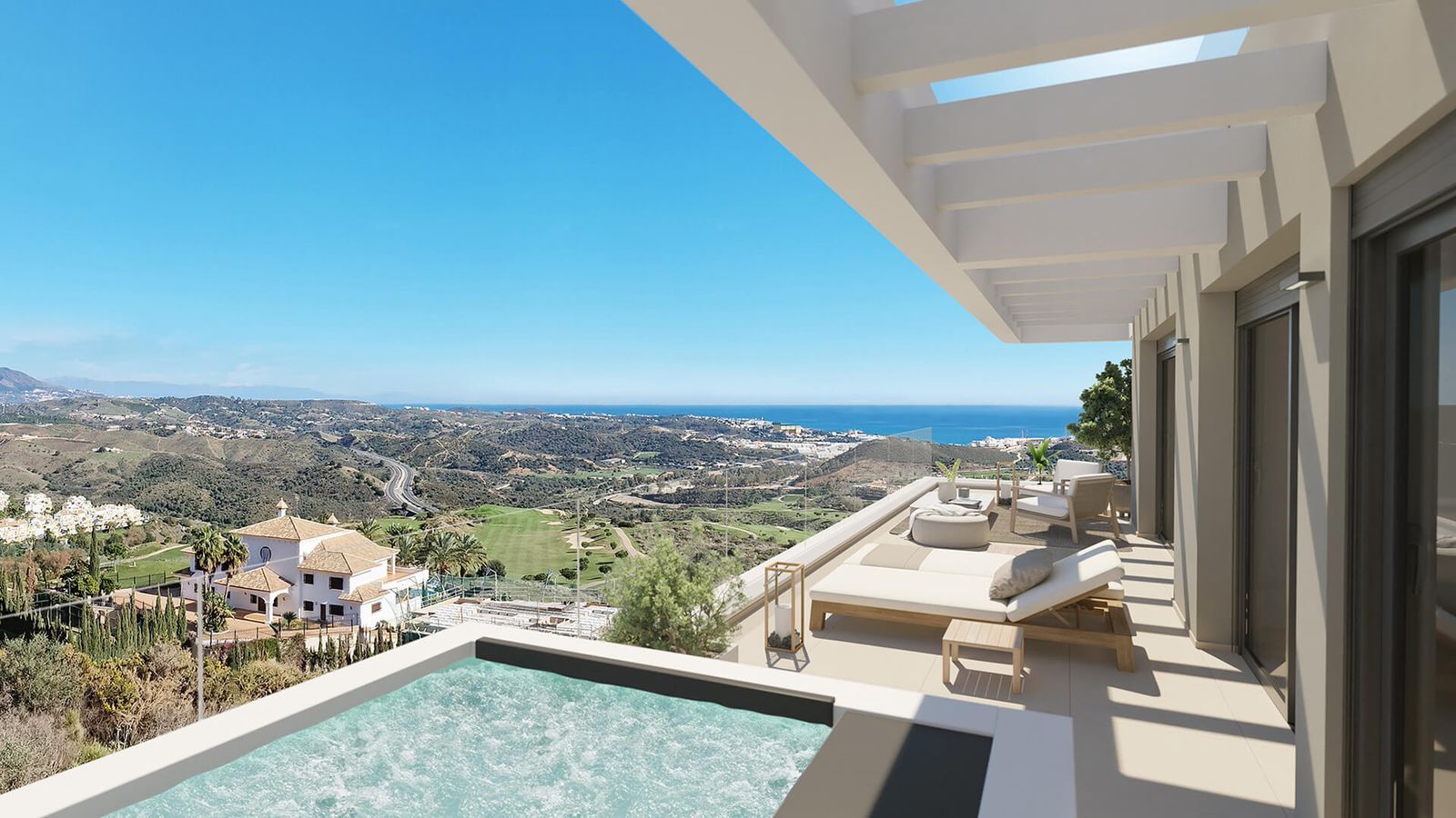 3 Bed Middle Floor Apartment in Mijas en Mijas, Apartamento